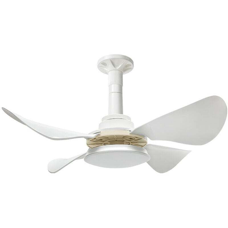 Deckenventilator mit Licht und Fernbedienung, 62 cm, 48 W, kleiner dimmbarer LED-Deckenventilator im Kronleuchter-Stil