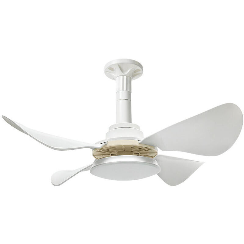 Deckenventilator mit Licht und Fernbedienung, 62 cm, 48 W, kleiner dimmbarer LED-Deckenventilator, Kronleuchterventilator