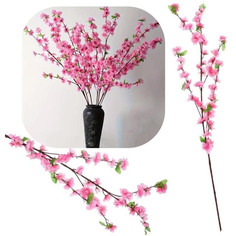 Deko-Kirschblüten-Pfirsichzweig 120 cm Kunstblumen für die Vase