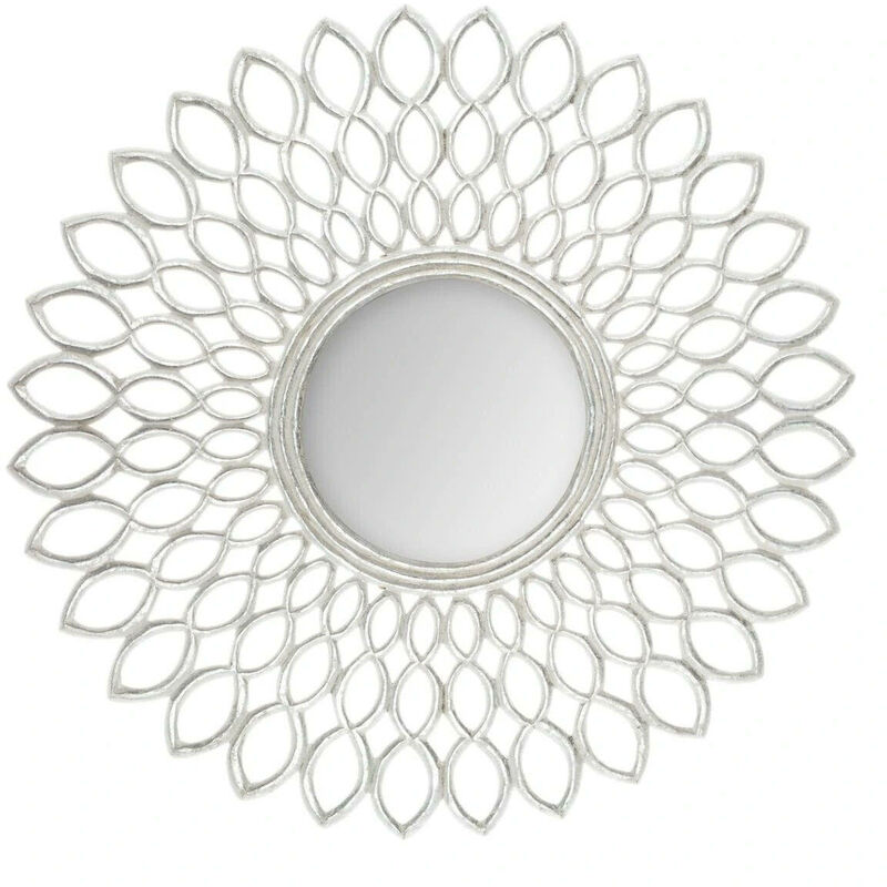 Deko-Spiegel FLOWER, Ø 90 cm, Deko-Rahmen