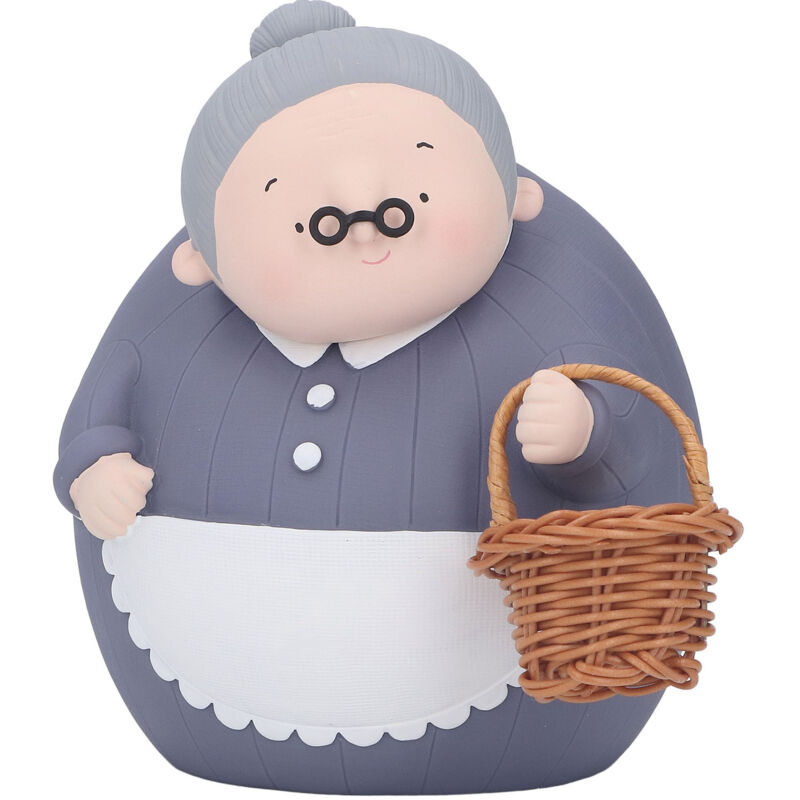 Dekorative Spardose mit Korb für Senioren – Geschenkidee für Eltern – Kreative Wohndekoration