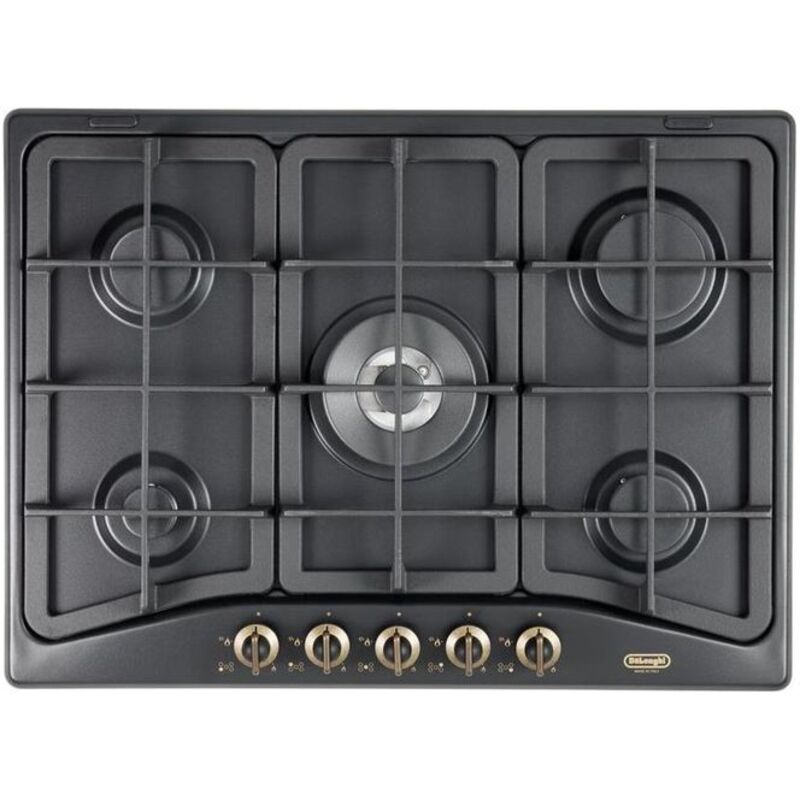 DeLonghi ANF 57 PRO Kochfeld Anthrazit Built-in (placement) Gaskochfeld 5 Zone(n)