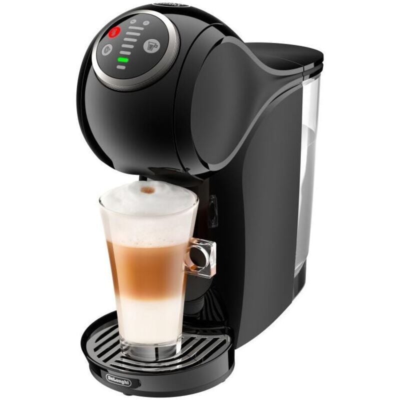 De Longhi Genio Plus EDG315.B Kaffeevollautomat für Espressokapseln, 1600 W, schwarz