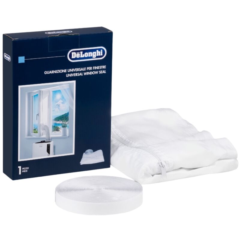 Unbekannt - DeLonghi DLSA012 Fensterkit Universal Fensterabdichtung für mobile Klimageräte, 5515111101