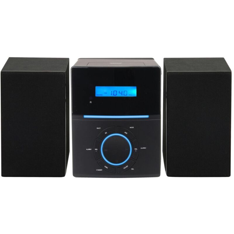 DENVER Mini-Stereoanlage MCA-240, CD-Player, UKW-Radio, schwarz