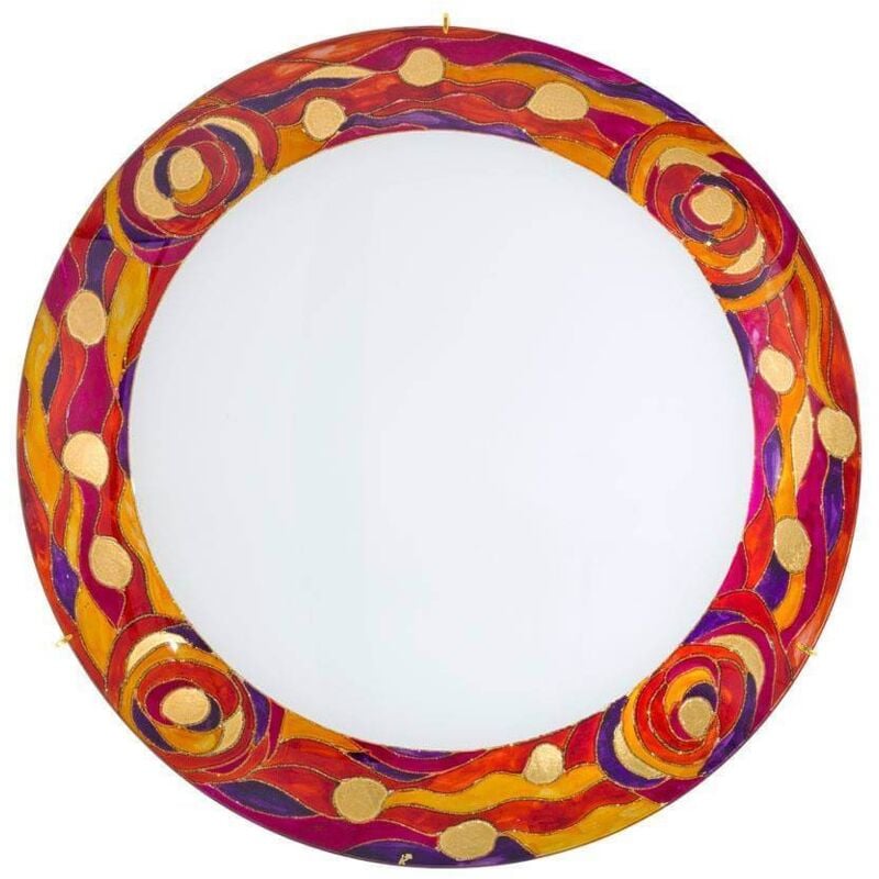 Kolarz - serena Glas dekorative Unterputz-Deckenleuchte 3 Licht 24 Karat Gold