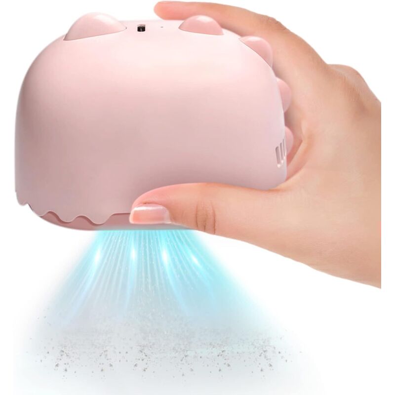 Desktop Vacuum Cleaner, Handheld Vacuum Cleaner, Mini Vacuum Cleaner, Cordless Desktop Vacuum Cleaner, usb Charging Keyboard, Home, Office, Car, Pink