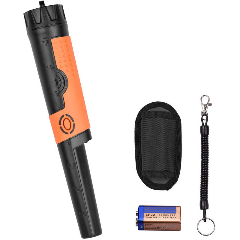 Yuclam Metalldetektor Pinpointer IP68, vollständig wasserdicht, Hand-Pinpointer-Stab, Schatzsucher-Detektoren mit umschaltbarem Summer, Vibration,