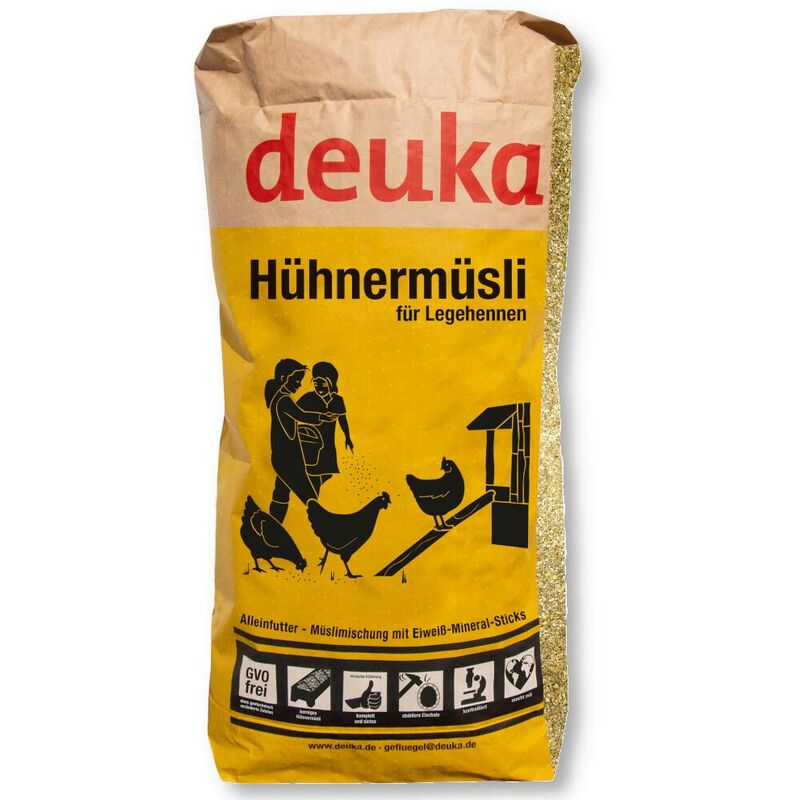 Hühnermüsli 20 kg Vollnahrung Legehennenfutter Geflügelfutter Hühnerfutter - Deuka