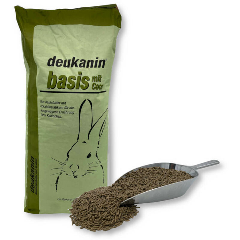 Nin Basis Kaninchenfutter m. Cocc 25 kg Hasenfutter Nagerfutter Aufzucht - Deuka