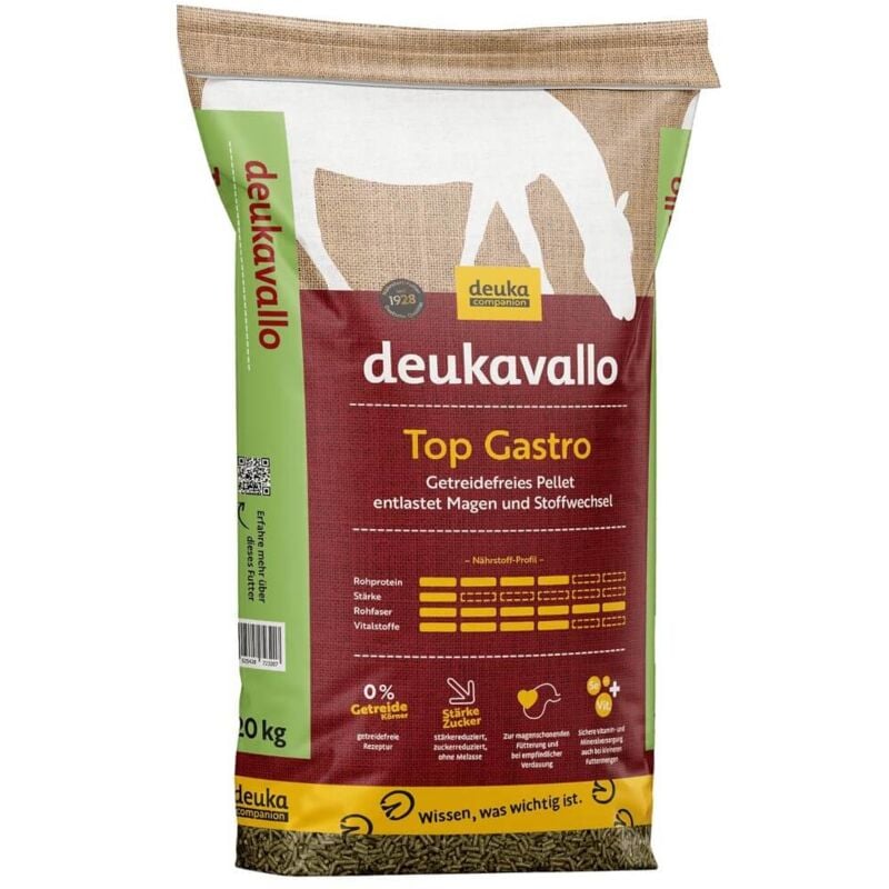 Vallo Top Gastro 20 kg Pferdefutter Pelletfutter - Deuka