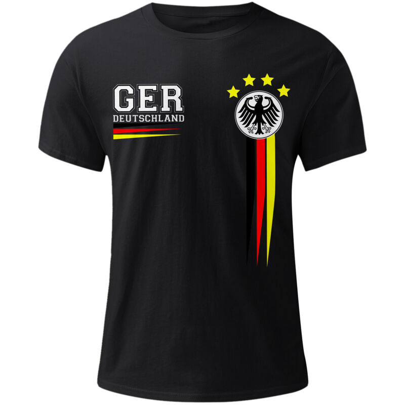 Coocheer - Deutschland Trikot em 2024 - T-Shirt Herren & Damen - Germany Fußball - Fanartikel Europameisterschaft/XL