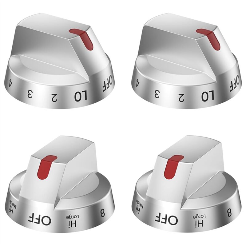 DG94-03500V/W für Elektroherd-Ersatz (4 Stück) Silber