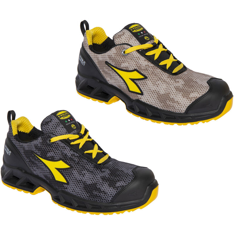 Diadora - Shark Stable Impact Low S3 src esd Arbeitsschuhe - Grau - 43 eu - Grau