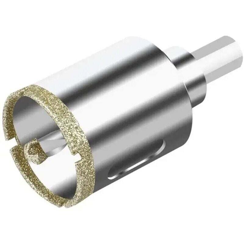 Diamant-Lochsäge und -Bohrer, 40-mm-Diamant-Lochsäge mit Zentrierführung, diamantbeschichtete Lochsäge für Fliesen, Diamantbohrer für Glas, Fliesen,