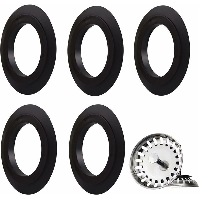 Dichtungsablauf für Spüle, Spüle, Küche, Elastomer-Badewanne für Filterkörbe, Ablaufventilstopfen und Spülbecken-Siebventil (O-Ringe für 78, 79, 80,