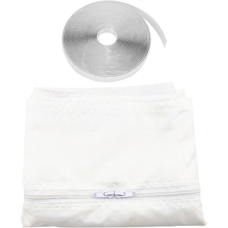 Dichtungsgewebe 400 cm für Klimaanlagen Fenster Tür Dichtungsset für mobile Klimaanlagen Türen und Fenster Isolierung Kühlung Einfache und praktische