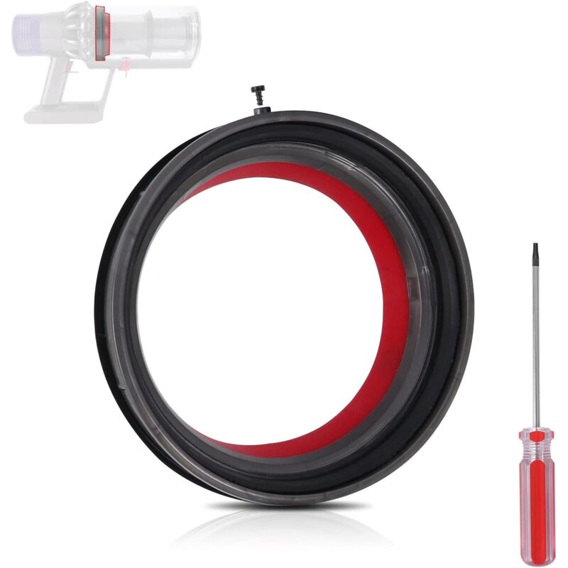 Dichtungsring für Dyson V10 SV12, fester Dichtungsring für Staubbehälter für Dyson V10 Staubsauger, Ersatzteile für Dyson V10 (ein roter oder blauer