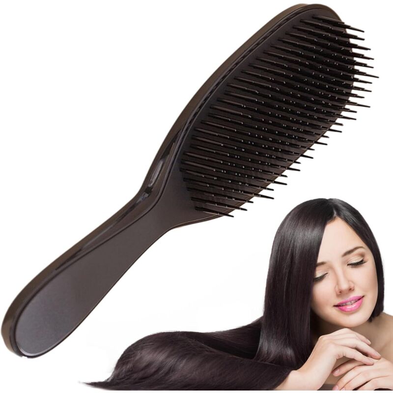 Die ultimative Entwirrungsbürste für natürlich lockiges Haar, für nasses und trockenes Haar, für feines, coloriertes oder brüchiges Haar, sanfte