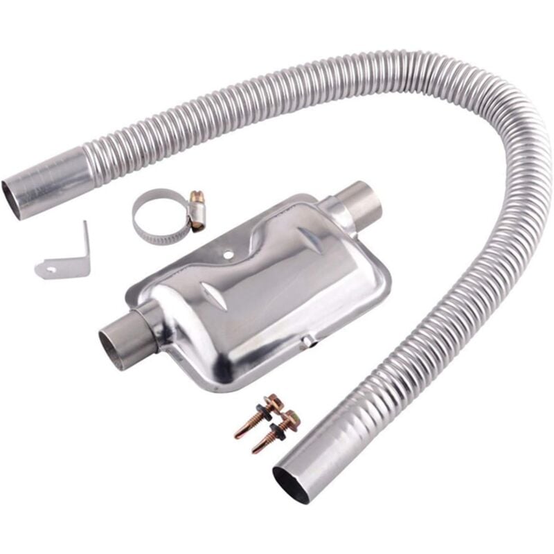 Diesel-Luft-Standheizung, 60 cm Auspuffrohr, 24 mm Schalldämpfer-Set –