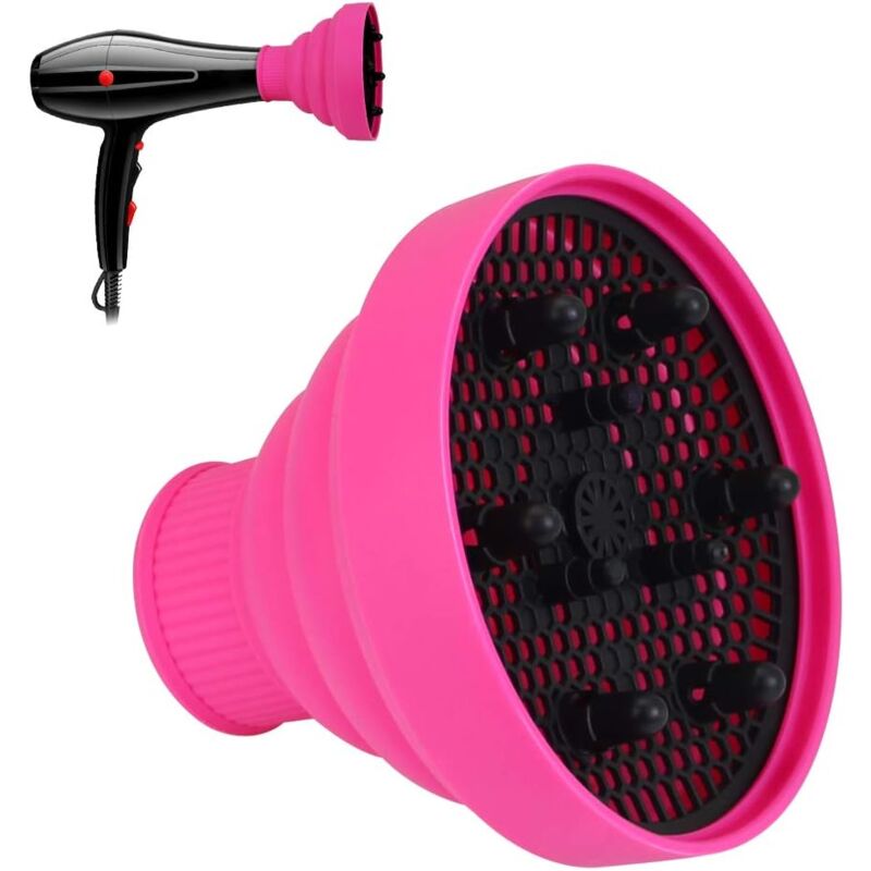 Bluedeer - Diffusor Föhn Silkon Aufsatz Locken für Schlag Trockner mit Düse