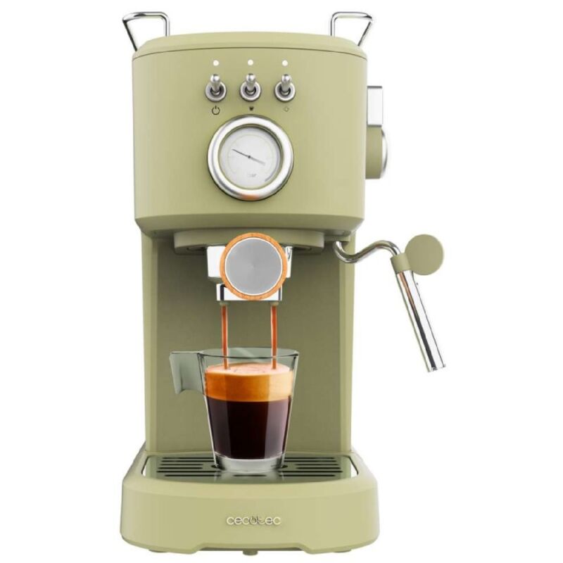 Cecotec - Espresso-Kaffeemaschinen Power Espresso 20 Retro Green