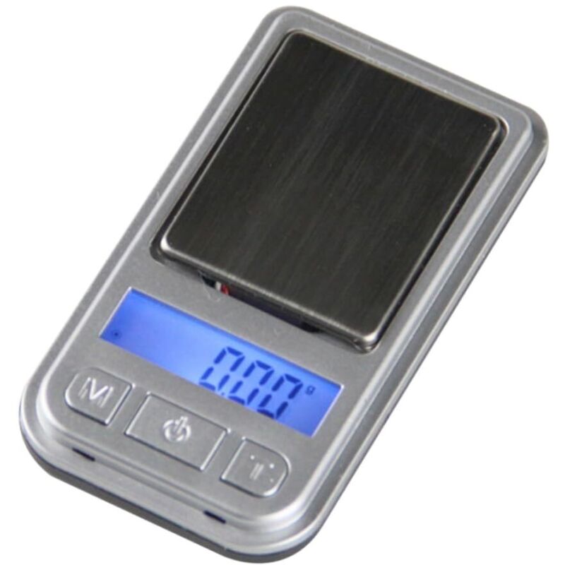 Digitale Mini-Taschenwaage für Schmuck (100 g), ideal zum genauen Wiegen von Schmuck, Münzen und Sammlerstücken. Batteriebetrieben. Kompakte Größe.