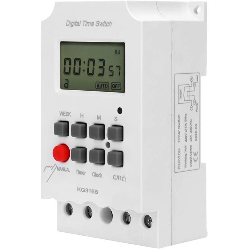 Digitaler Timer, elektronischer Digitaltimer, extra großes LCD-Display, LCD-Mikrocomputer-Timer, Sekundenzeiger