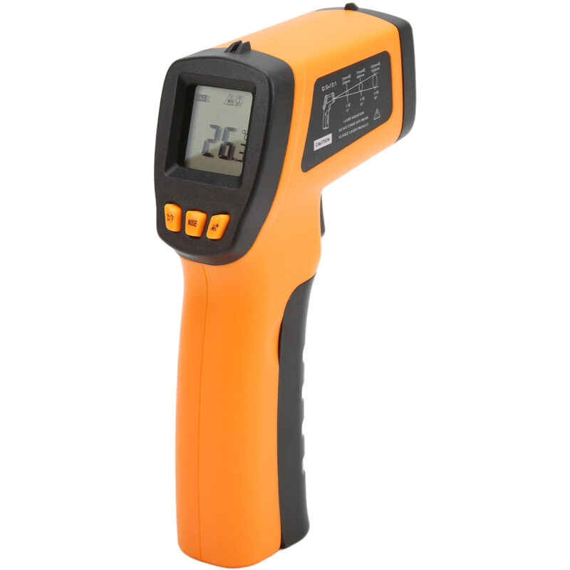 Digitales Infrarot-Thermometer 420E, hochpräzises tragbares Thermometer, berührungsloses Temperaturmessgerät