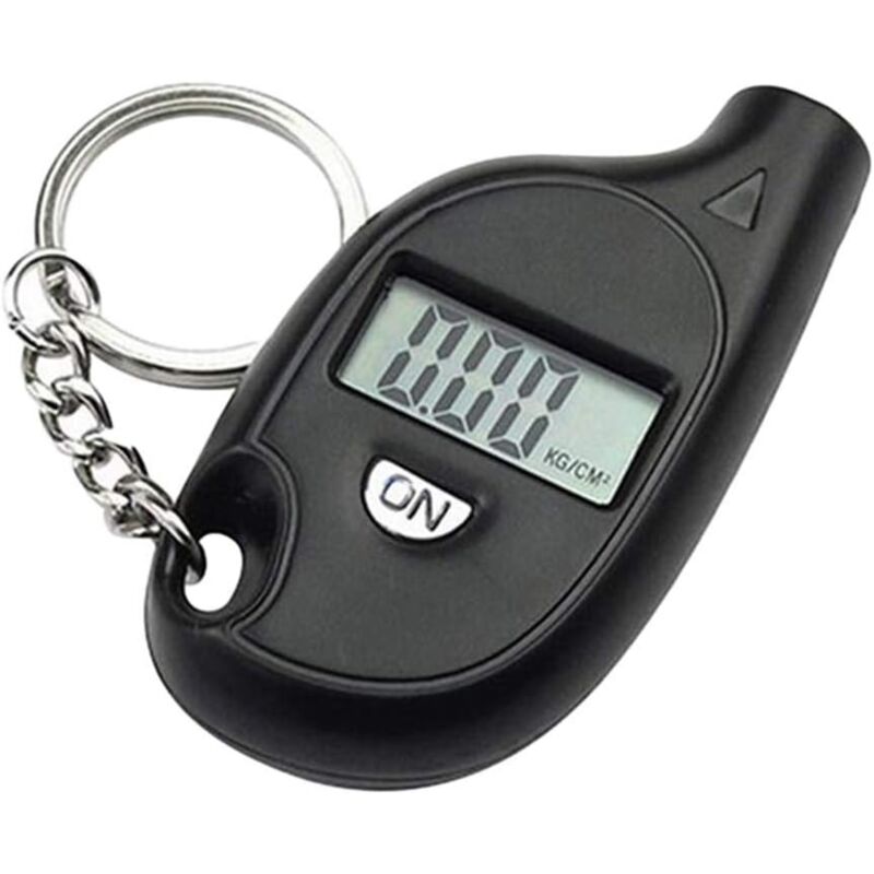 Aougo - Digitaler LCD-Reifenluftdruckregler, tragbares Mini-LCD-Reifendruckmessgerät für Auto, Fahrrad, Motorrad, hohe Qualität