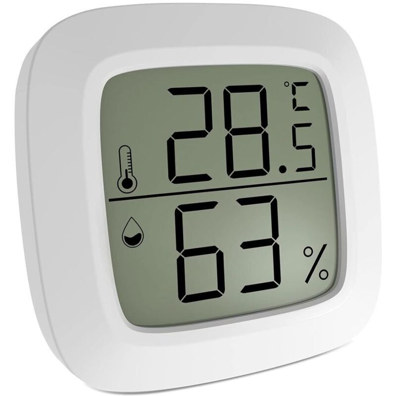 Digitales Thermometer-Hygrometer, Innenthermometer, Mini-Thermometer für Zuhause, Terrarium, Babyzimmer, Inkubator, Keller, Ankleidezimmer usw.