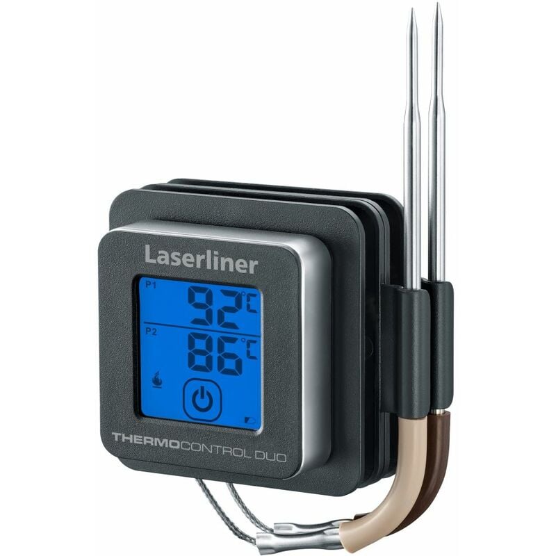 Laserliner Digitales Thermometer ThermoControl Duo zur Überwachung der Garstufe