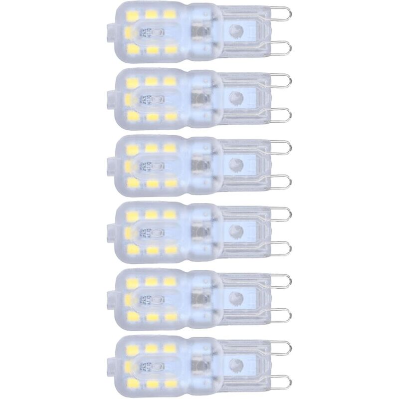 Dimmbare G9 3W Deckenleuchte, 14-LED-Ringlicht, weißes Licht, 220V