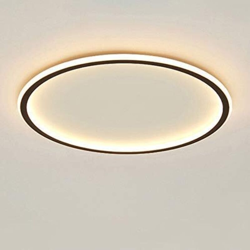 Dimmbare runde LED-Deckenleuchte, dreifarbiges Ringlicht, moderne, trendige Wohnzimmerlampe für das Schlafzimmerbüro zu Hause (30 cm)