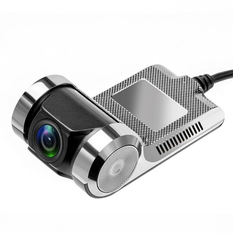 DIOCHE Automatische zyklische Abdeckungsaufzeichnung, USB-Dashcam-Auto-DVR mit 90° drehbarem Objektiv und 170° Schwenkbereich