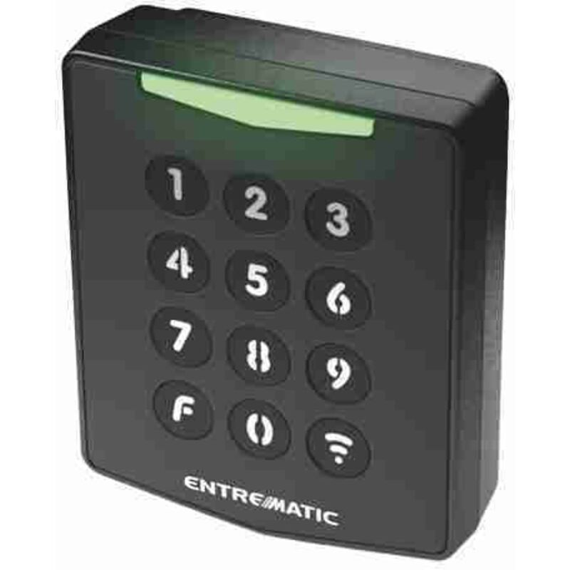 DITEC - Code AXK4P Tastatur-Funkwähler mit anpassbarem Zahlencode. 868,35-MHz-Version. Stromversorgung über 9-V-DC-Batterie oder über Anschluss an