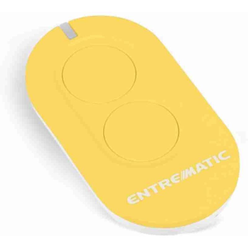 Ditec - Code ZEN2Y Funksender 433 MHz Rolling Code 2 Funktionen. Möglichkeit der Konfiguration im aes 128-Modus. Farbe: Gelb