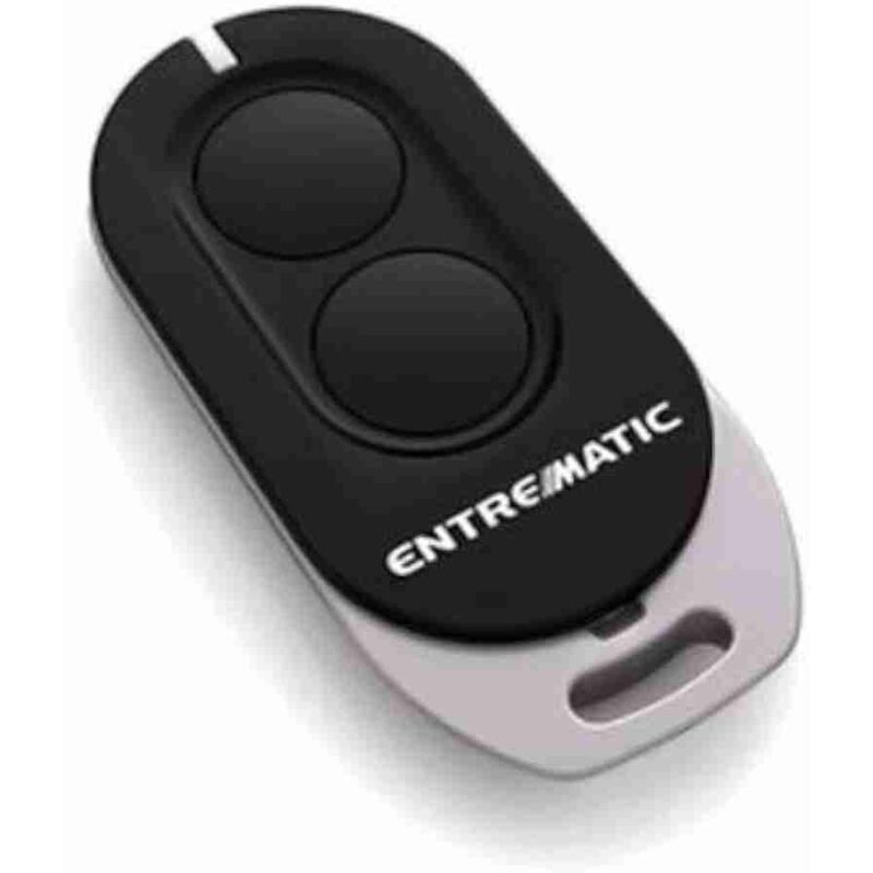 Ditec - Code ZEN4MT Funksender 433 MHz Rolling Code, Vierkanal, 4 Funktionen. Schwarze Farbe mit Chromeinsatz.