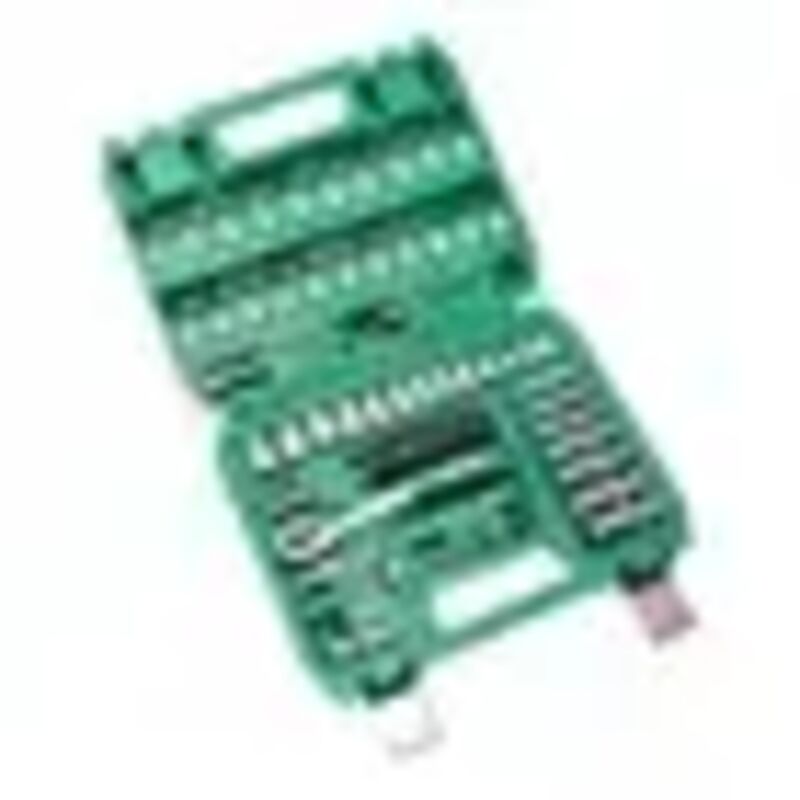 DIY-Werkzeugset, 53-teiliges Werkzeugset, Autoreparaturset, multifunktionaler Organizer mit Aufbewahrungsbox, Grün