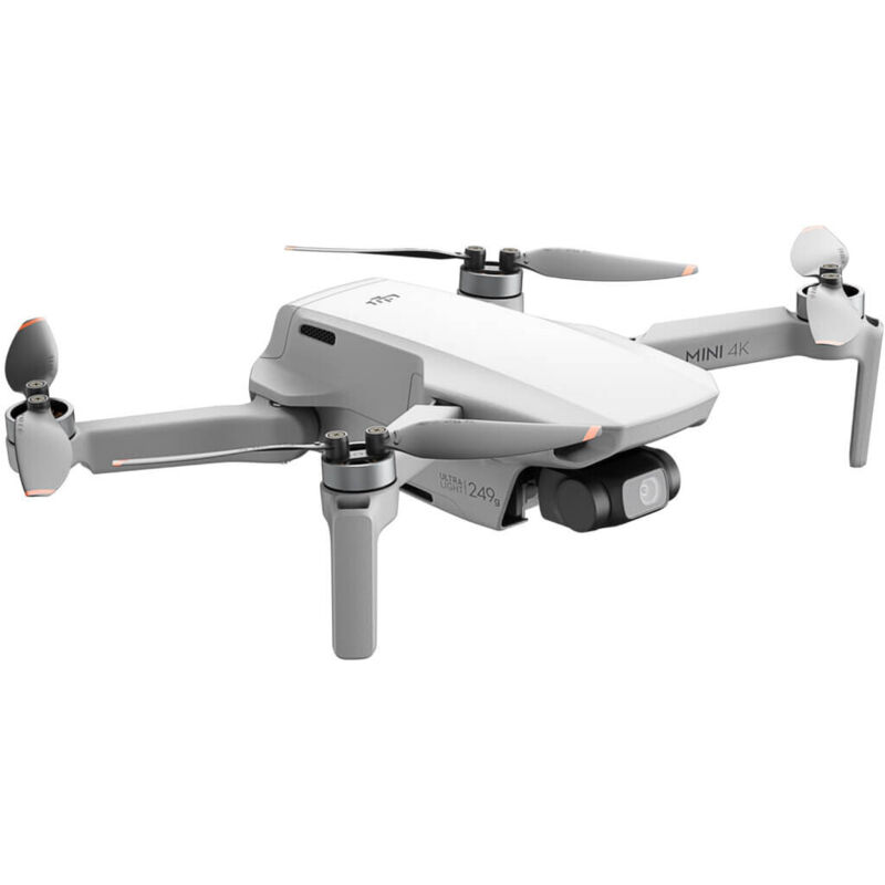 DJI Mini 4K 4 Rotoren Quadrocopter 12 MP 3840 x 2160 Pixel 2250 mAh Grau