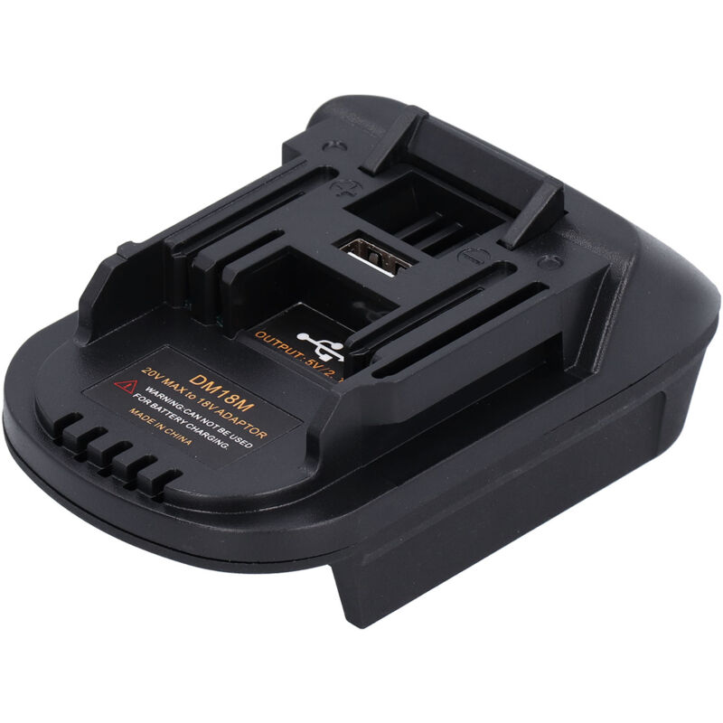 DM18M Akku-Adapter Dock Akku-Adapter, 18V Akku-Adapter, Ladegerät und Konverter Akku-Konverter Stromhalterungsanschluss.