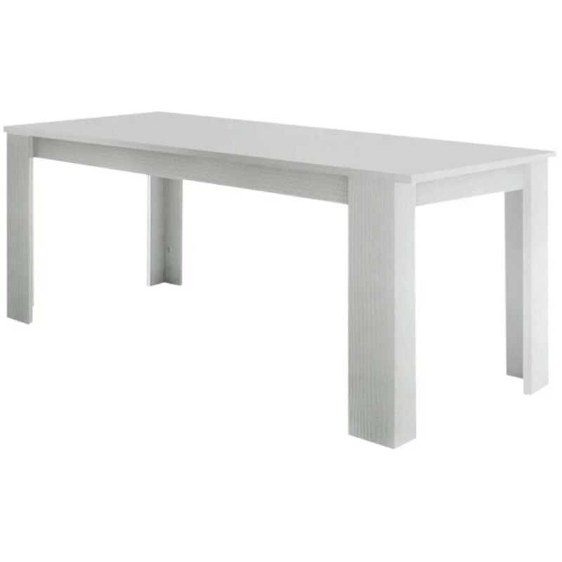 Ausziehbarer Esstisch Dkouamé, Ausziehbare Konsole bis zu 12 Sitzplätzen, ausziehbare Konsole 100 % Made in Italy, cm 160/210x90h75, Lärche glänzend