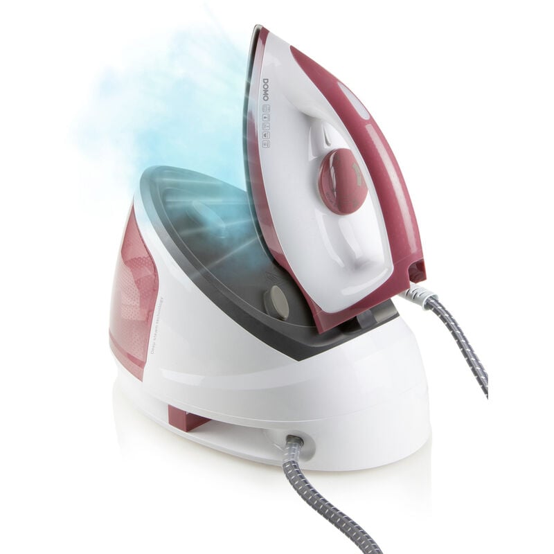 DO7114S Dampfbügelstation 2200 w Pink, Weiß - Domo