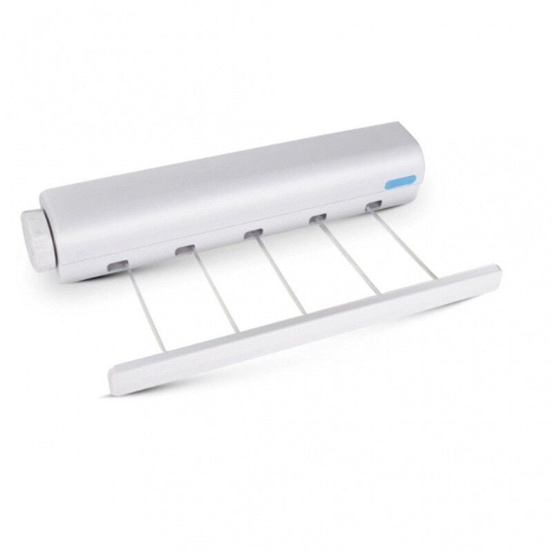 Wand-Wäscheständer für den Innen- und Außenbereich, Wäscheständer ausziehbar bis zu 3,75 m - Dolaso