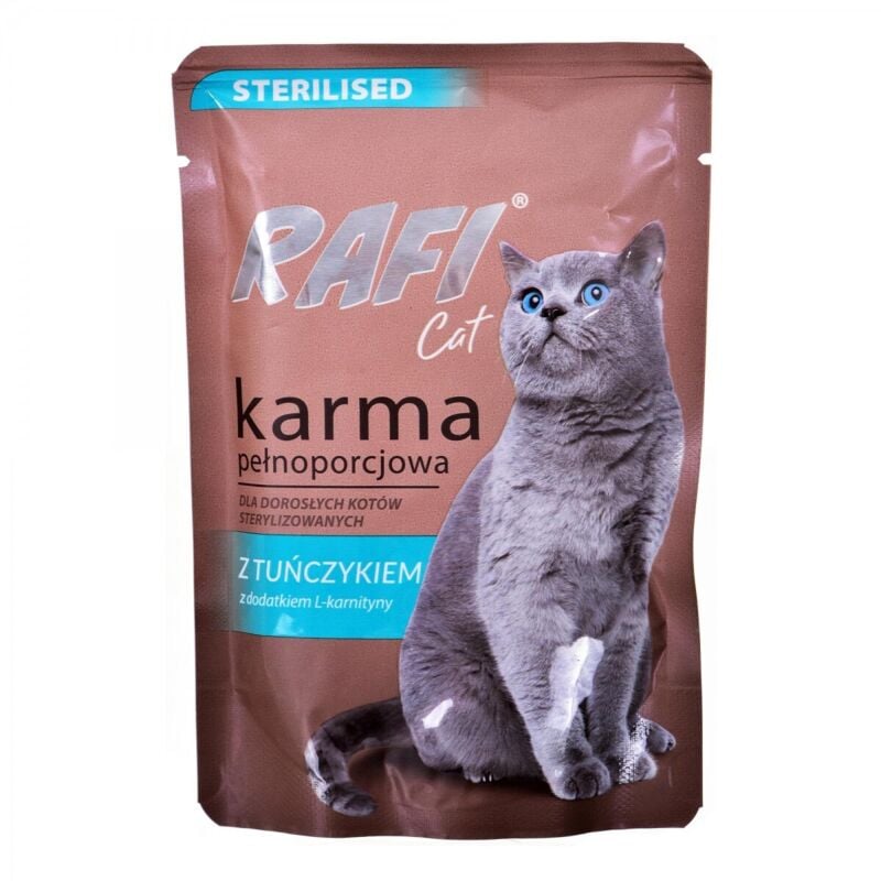 RAFI Cat sterilised mit Thunfisch - Katzenfutter 100g