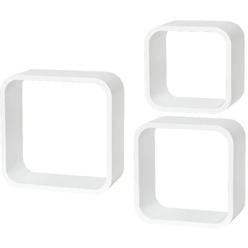 Wandregal Cube, 3er-Set, bis 350 x 350 x 145 mm Wandregal - Dolle