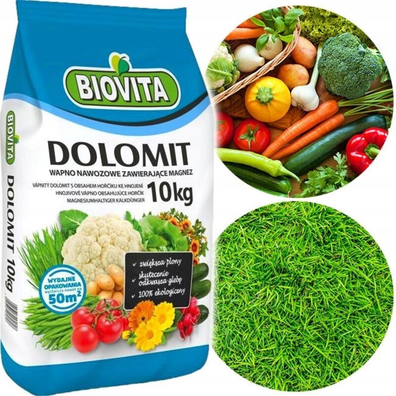 DOLOMITE Calcium-Magnesium Dünger Pulver 10KG BIOVITA
