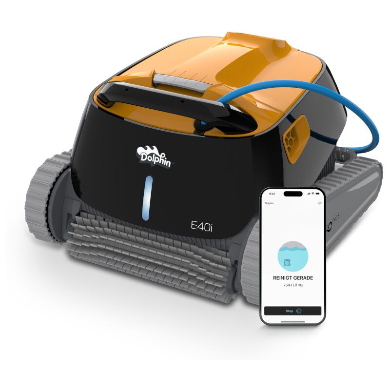 Dolphin E40i Poolroboter mit pvc Bürste
