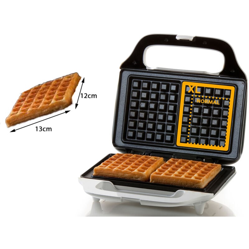 Domo - DO9133W Waffeleisen mit Standfuß Weiß
