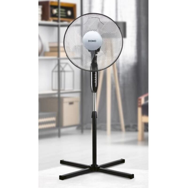 Standventilator, Lüfter, Ventilator ø 40 cm 3 Stufen, höhe 120 cm, schwarz